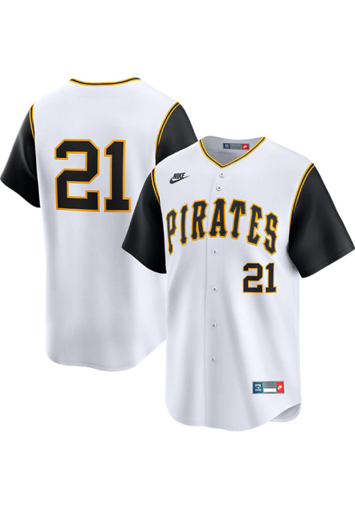 Pittsburgh Pirates Roberto Clemente Nike WHITE Throwback