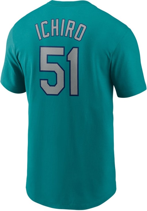Ichiro Suzuki Seattle Mariners TEAL Alt Short Sleeve Player T