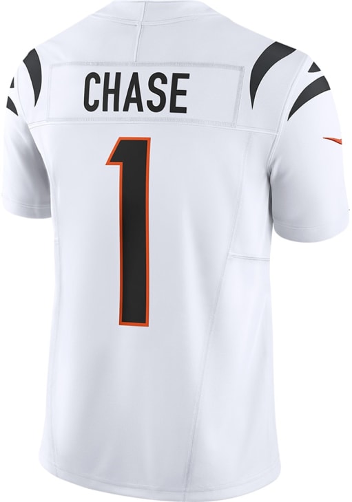 Ja'Marr Chase Cincinnati Bengals Mens WHITE Vapor F.U.S.E. Limited