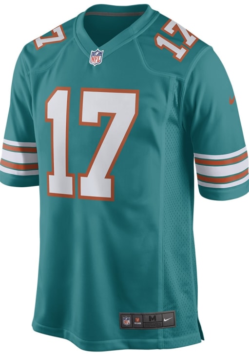 Jaylen Waddle Miami Dolphins TEAL Alt Jersey - 173202202