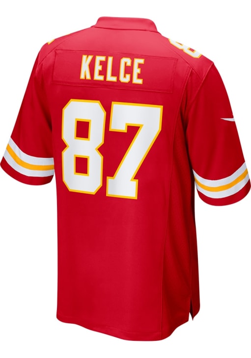 Kansas City Chiefs Kelceユニフォーム 2XL(3L) Travis Kelce Kansas City Chiefs Home Game Jersey - RED