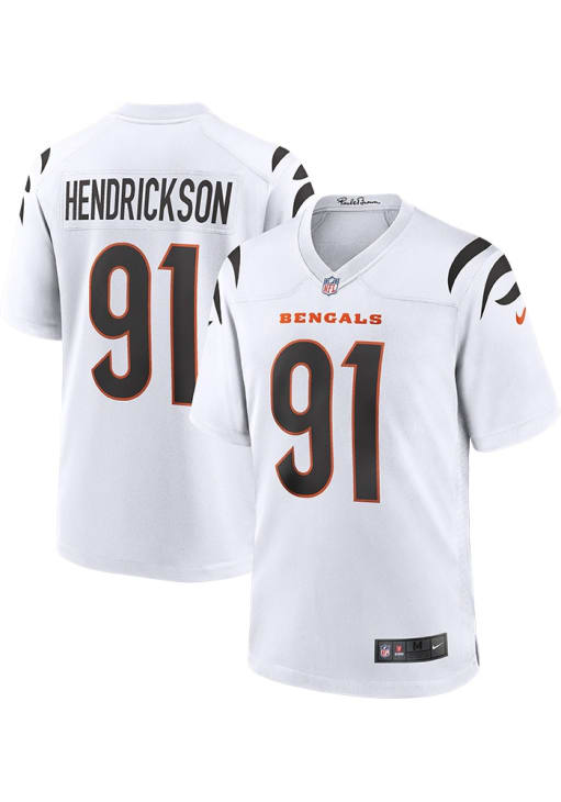Trey Hendrickson Cincinnati Bengals White Road Game Jersey - 173202454