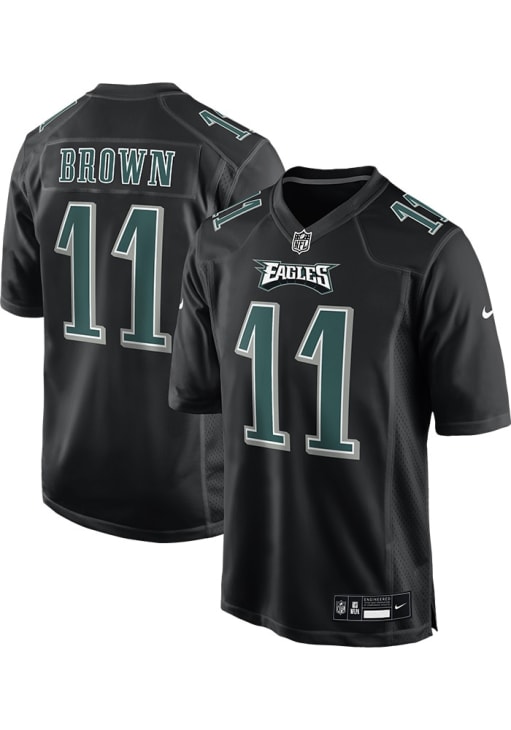 AJ Brown Philadelphia Eagles BLACK Carbon Jersey - 173202460
