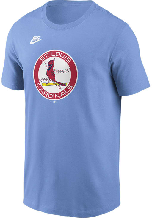 Nike St Louis Cardinals LIGHT BLUE Cooperstown Team Logo Short