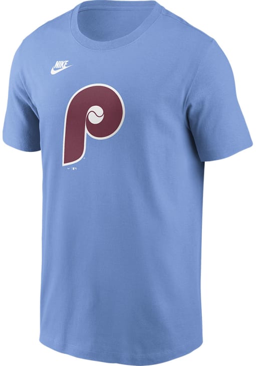 Nike Philadelphia Phillies LIGHT BLUE Cooperstown Team Logo Short