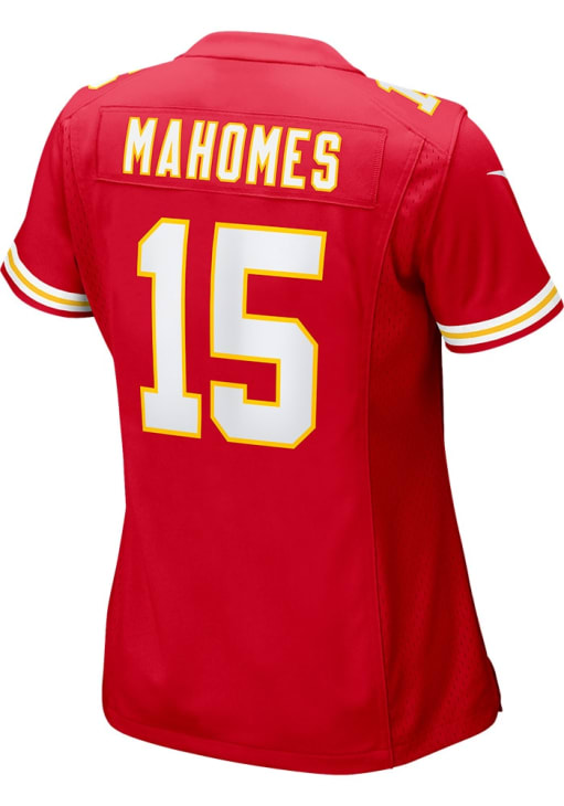 Patrick Mahomes Womens Kansas City Chiefs Red Home Game Football