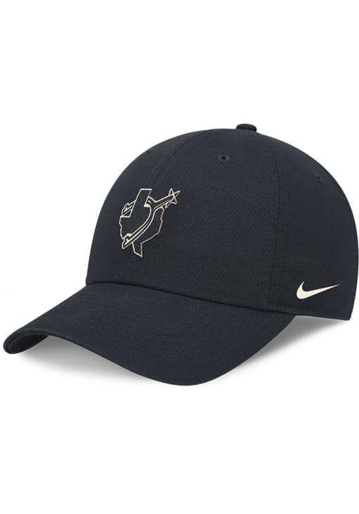 Nike Texas Rangers BLACK City Connect H86 Adjustable Hat - 173202841