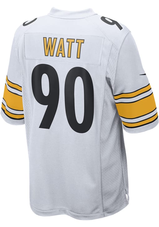 TJ Watt Pittsburgh Steelers WHITE Away Jersey - 173202991