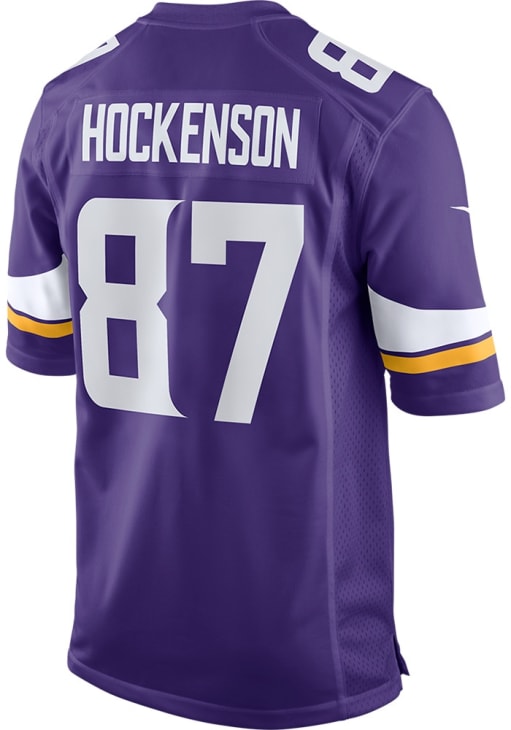 TJ Hockenson Minnesota Vikings PURPLE Home Jersey - 173203541