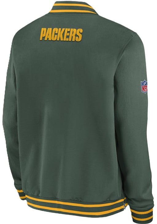 Nike Green Bay Packers スタジャン Nike Green Bay Packers Mens GREEN Sideline Bomber Medium Weight