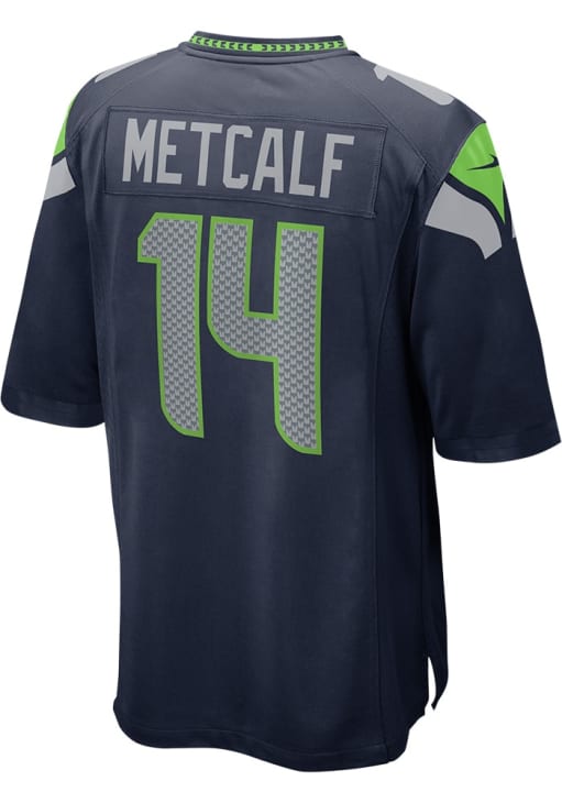 た*様 Seattle Seahawks NFL Jersey DK Metca DK Metcalf Seattle Seahawks Wolf Gray Football Jersey Nike NFL