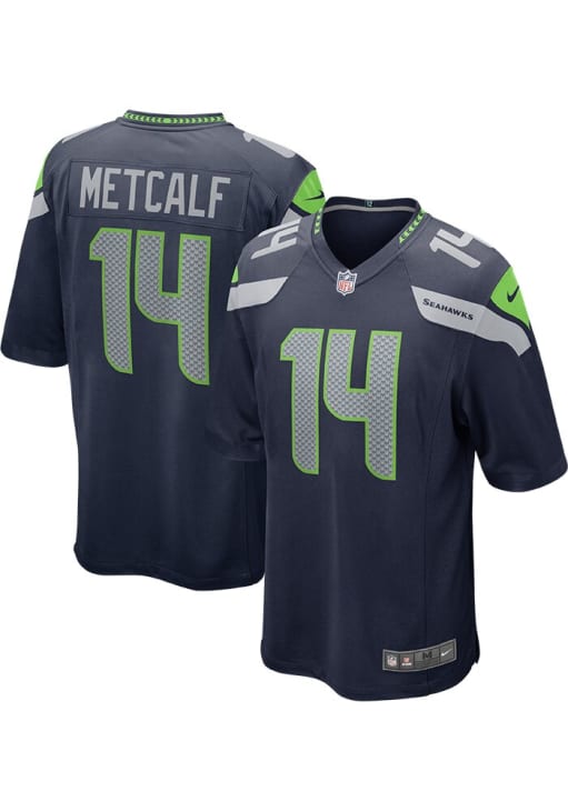 DK Metcalf Seattle Seahawks NAVY Game Jersey - 173204643