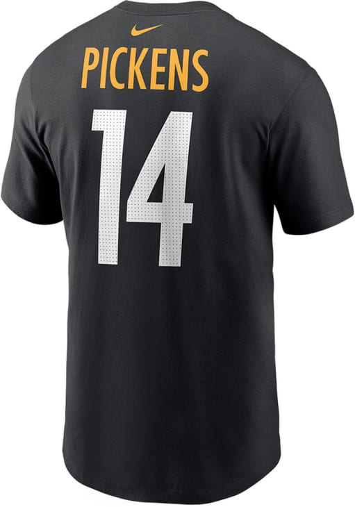 George Pickens Pittsburgh Steelers BLACK Player Name and Number