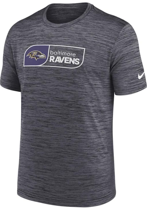 Nike Baltimore Ravens BLACK Velocity Short Sleeve T Shirt - 173204882