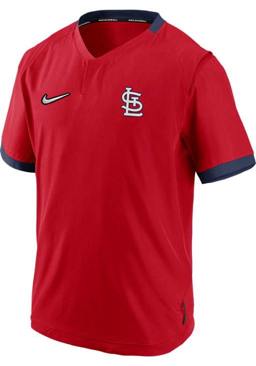 Nike St Louis Cardinals Mens Red Hot Jacket Short Sleeve Jacket