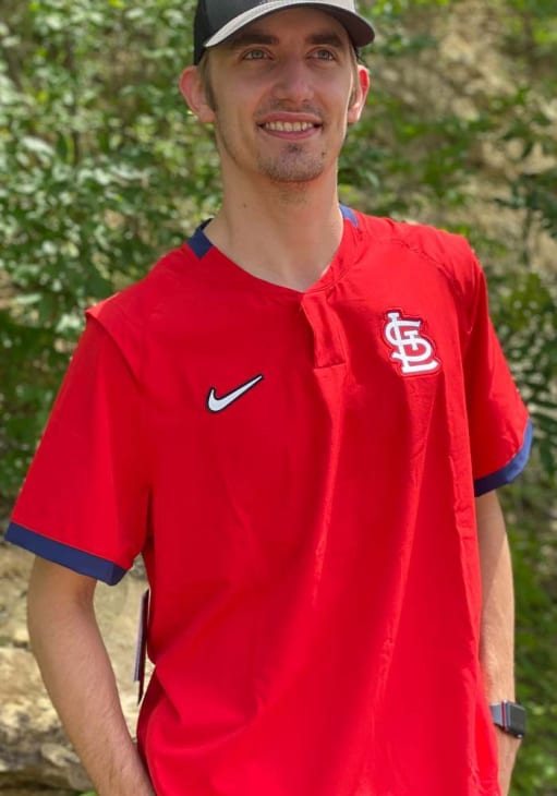 Nike St Louis Cardinals Mens Red Hot Jacket Short Sleeve Jacket