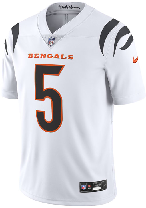 Tee Higgins Cincinnati Bengals Mens WHITE Road Limited Football