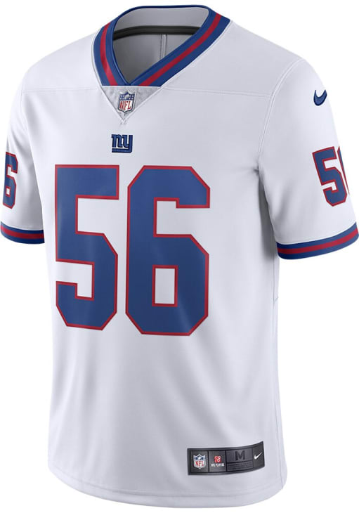 Lawrence Taylor New York Giants Mens WHITE Road Limited Football