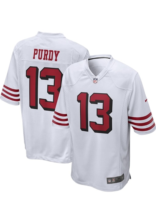 NFLサンフランシスコ49ers Purdy 13 ジャージ　正規品 Youth Brock Purdy Scarlet San Francisco 49ers Replica Player Jersey