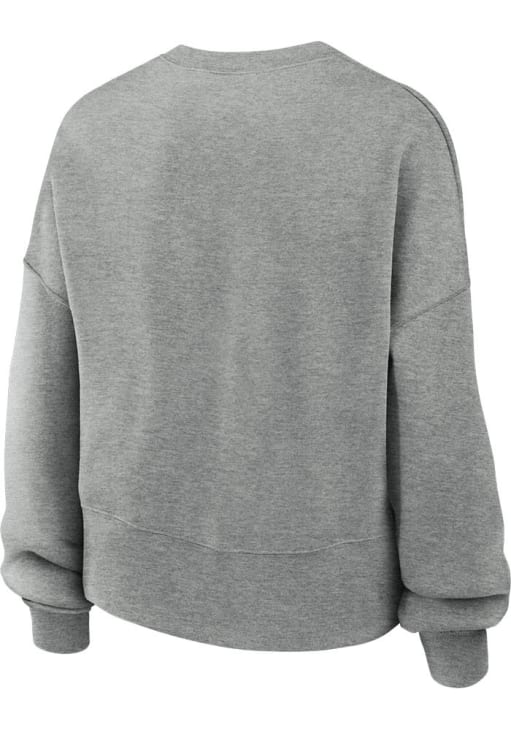 Nike Womens GREY Michigan Wolverines Essential Long Sleeve Crew