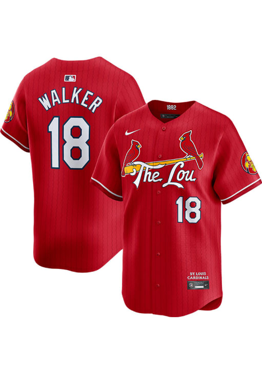 Jordan Walker St Louis Cardinals Mens Red City Connect 2024