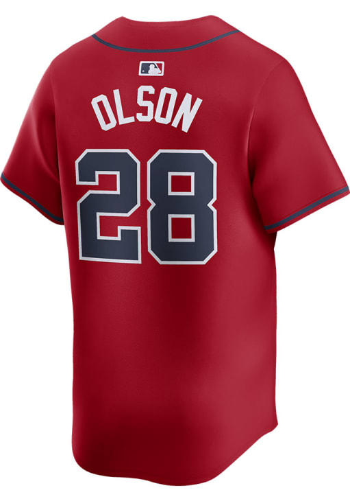 Matt Olson Atlanta Braves Mens Red Alt 2024 Limited Baseball