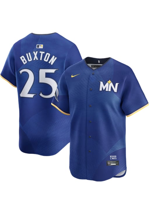 Byron Buxton Minnesota Twins Mens BLUE City Connect 2024 Limited