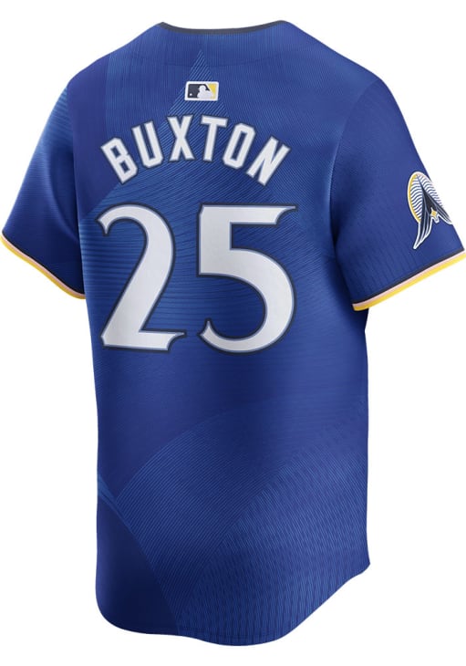 Byron Buxton Minnesota Twins Mens BLUE City Connect 2024 Limited