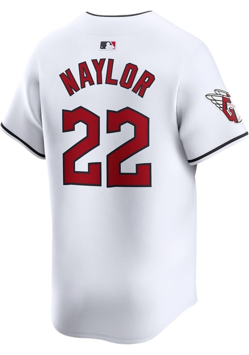 Josh Naylor Cleveland Guardians Mens WHITE Home 2024 Limited