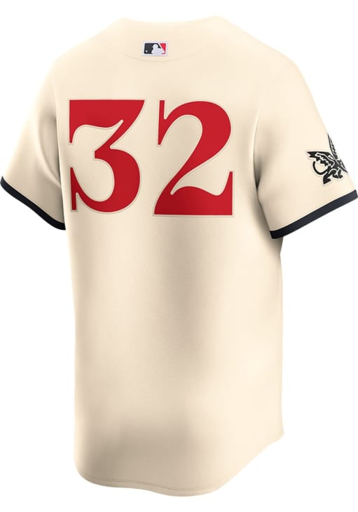 Evan Carter Texas Rangers Mens TAN City Connect 2024 Limited