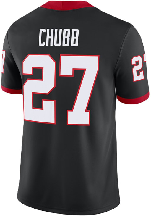 Nick Chubb Georgia Bulldogs BLACK Alternate Game Jersey - 173207191