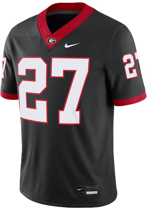 Nick Chubb Georgia Bulldogs BLACK Alternate Game Jersey - 173207191