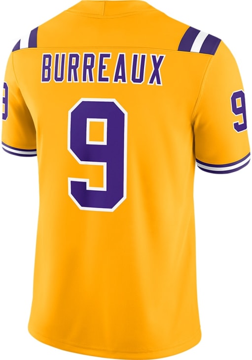 Joe Burrow LSU Tigers Alternate Game Jersey - GOLD