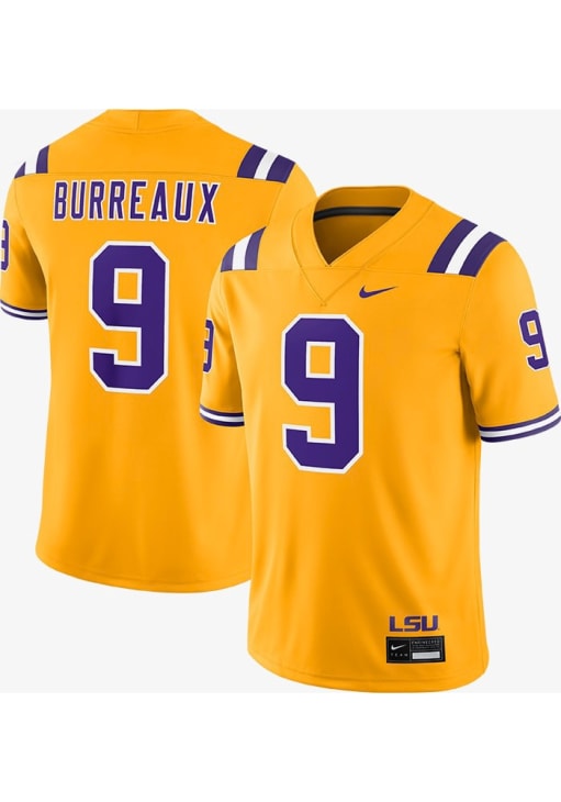 Joe Burrow LSU Tigers Alternate Game Jersey - GOLD