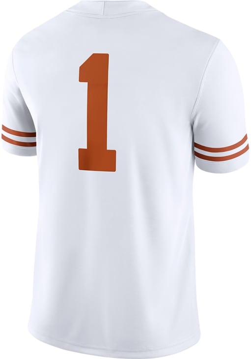 Nike Texas Longhorns WHITE Road Game Jersey - 173207368