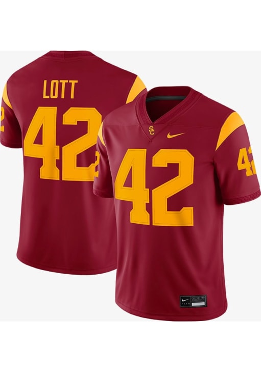 Ronnie Lott USC Trojans CRIMSON Home Game Jersey - 173207384