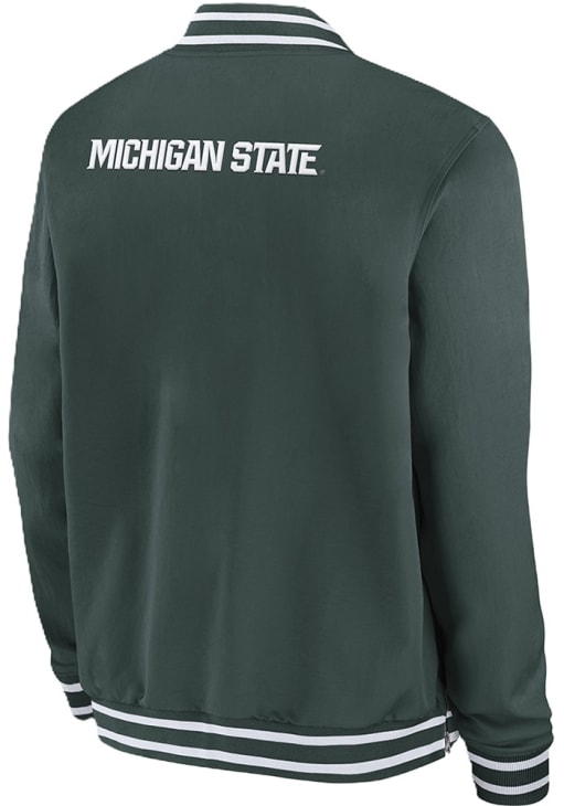 Nike Mens GREEN Michigan State Spartans Sideline Bomber - 173209129 Nike Mens GREEN Michigan State Spartans Sideline Bomber - 173209129
