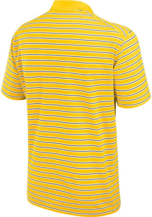 Nike Michigan Wolverines Mens Jordan Stripe MAIZE Short Sleeve