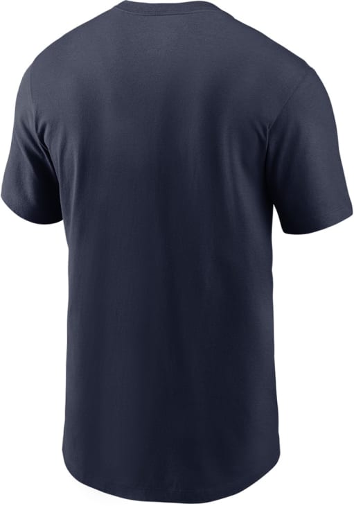Nike Michigan Wolverines BLUE Football Logo Short Sleeve T Shirt