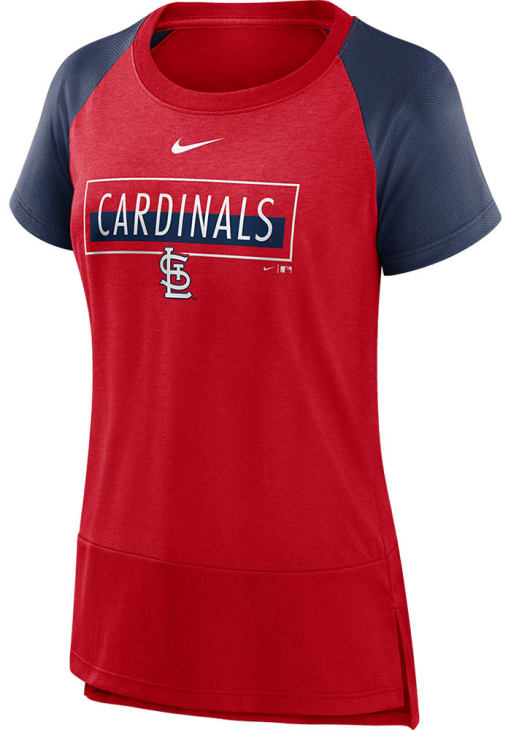【US規格】希少  NORTH DELTA サッカーシャツ 赤 S Nike St Louis Cardinals Womens Red Raglan T-Shirt - 17321066