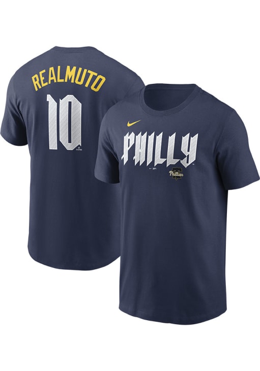 JT Realmuto Philadelphia Phillies BLUE City Connect Short Sleeve