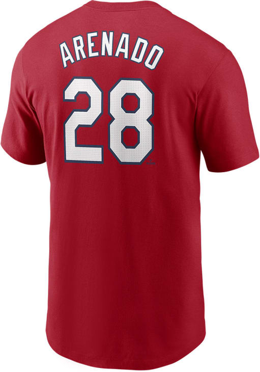Nolan Arenado St Louis Cardinals Red City Connect Short Sleeve Player T Shirt