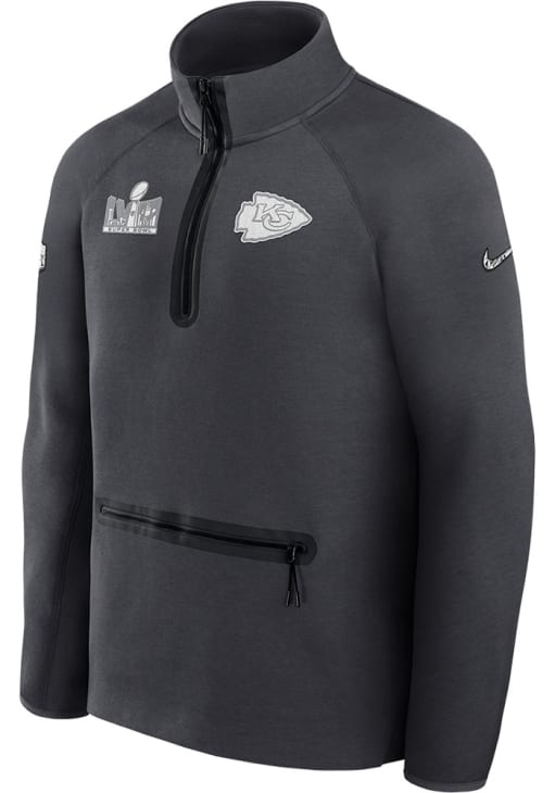 Nike Kansas City Chiefs Mens CHARCOAL 2023 Super Bowl Participant
