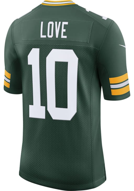 Jordan Love Green Bay Packers Mens GREEN Home Limited Football