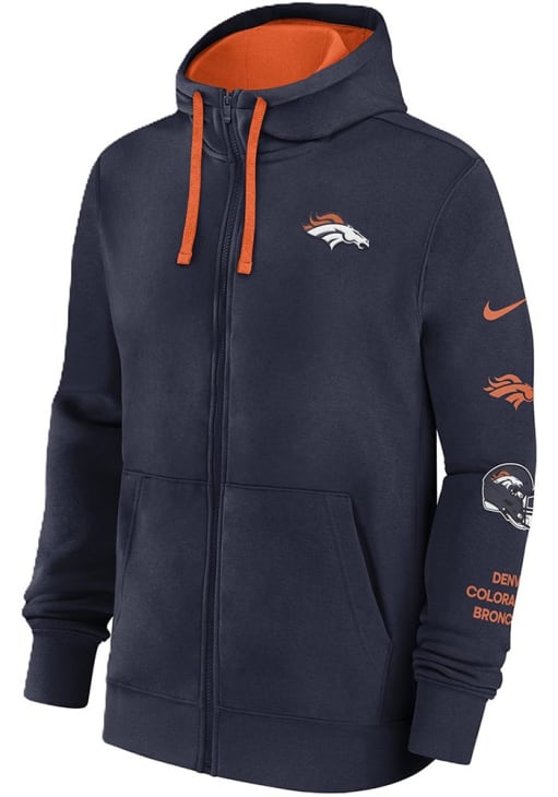 Nike Denver Broncos ウォームアップジャケット Nike Denver Broncos Mens Club Full Zip - 173211622