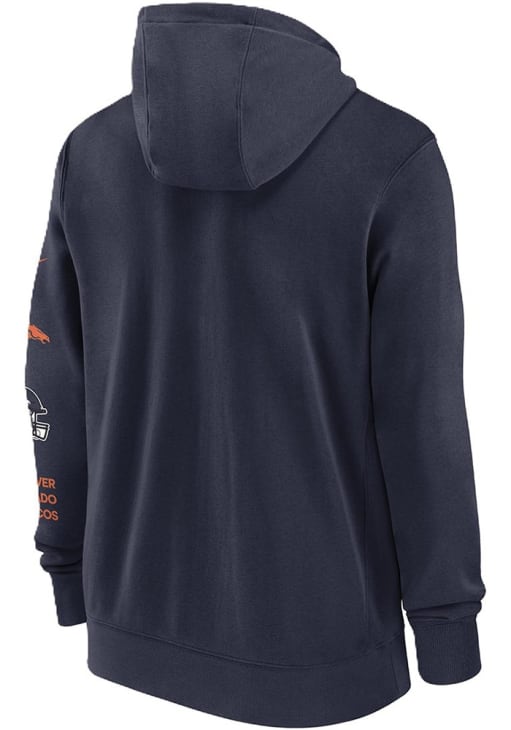 Nike Denver Broncos Mens Club Full Zip - 173211622