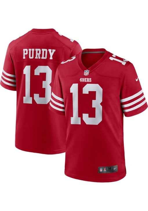 Brock Purdy San Francisco 49ers Red Home Jersey - 173212130