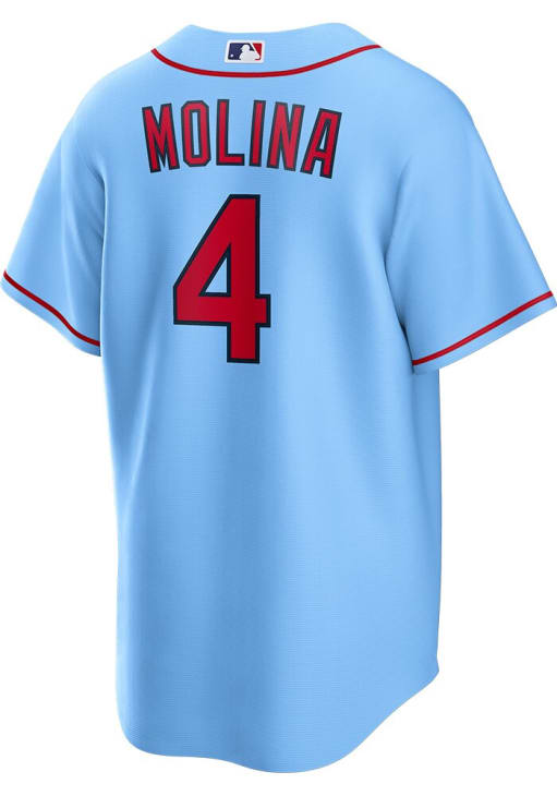 Yadier Molina St. Louis Cardinals Cooperstown 30th Anniversary Blue Jersey – Men’s MLB