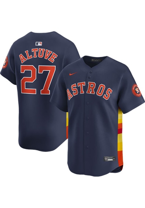 Jose Altuve Houston Astros Mens NAVY Alt 2024 Limited Baseball