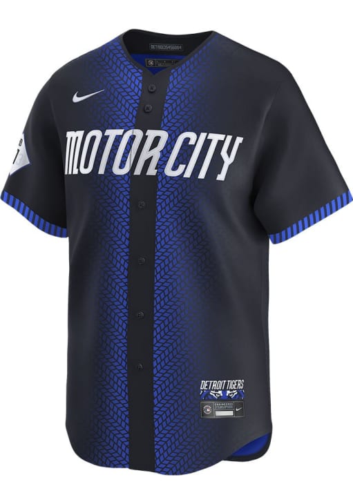 Ivan Rodriguez Detroit Tigers Mens NAVY City Connect 2024 Limited